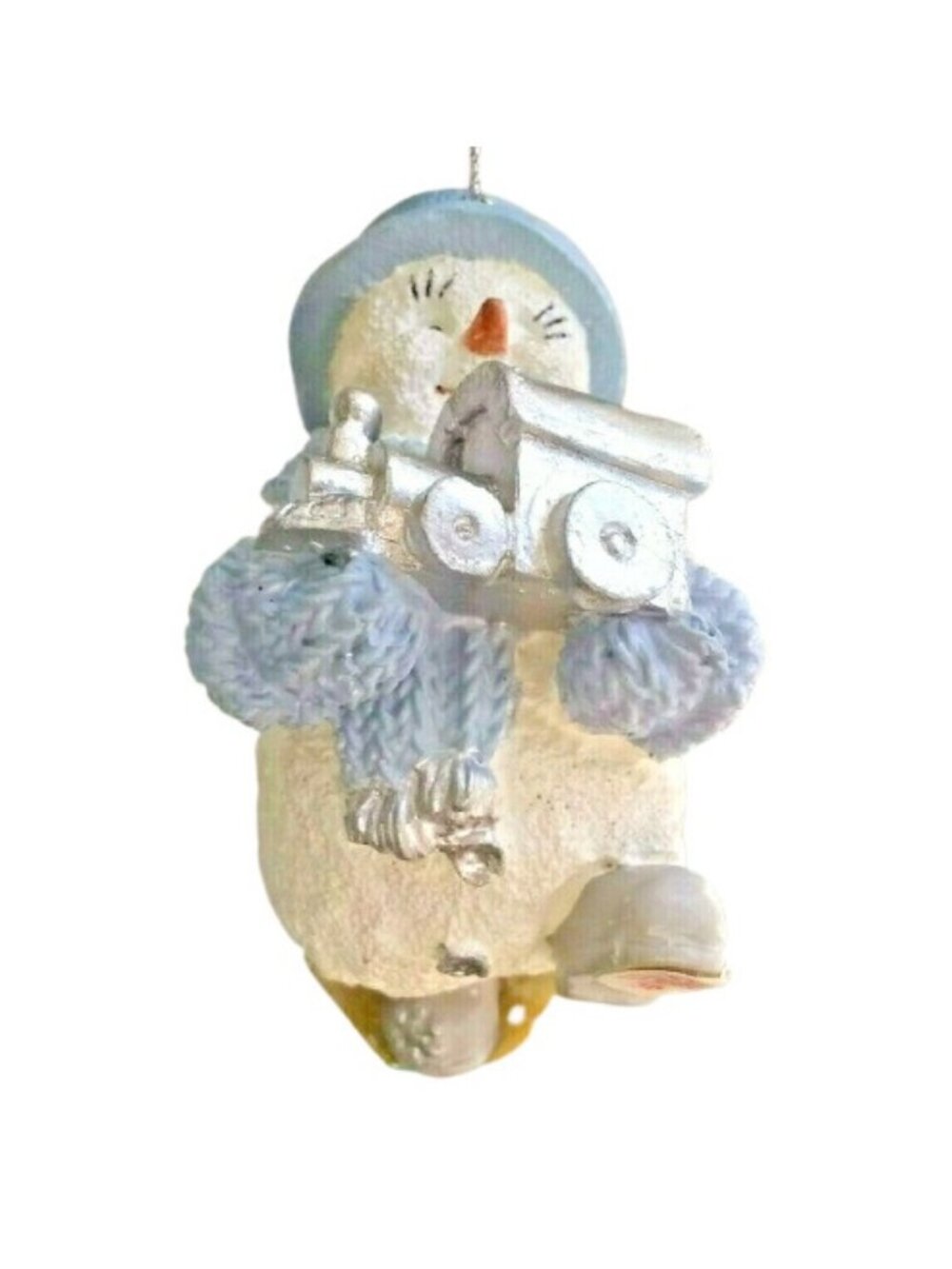 Encore Snow Buddies Buddy Flurry w/ Engine Christmas Ornament 94276 NOS 1999 VTG